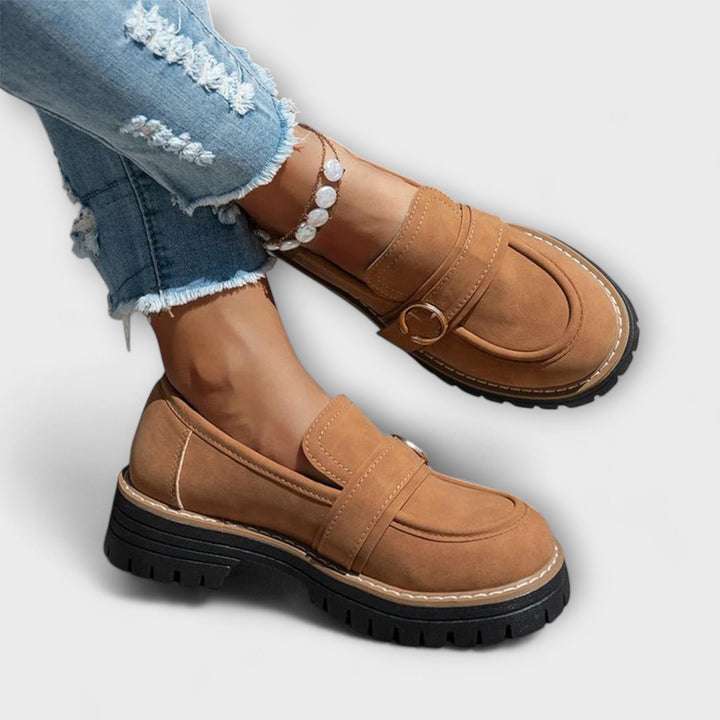 Poet – Lässige Slipper mit runder Spitze