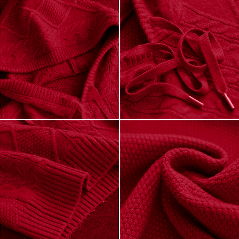 Isa | Strick Hoodie