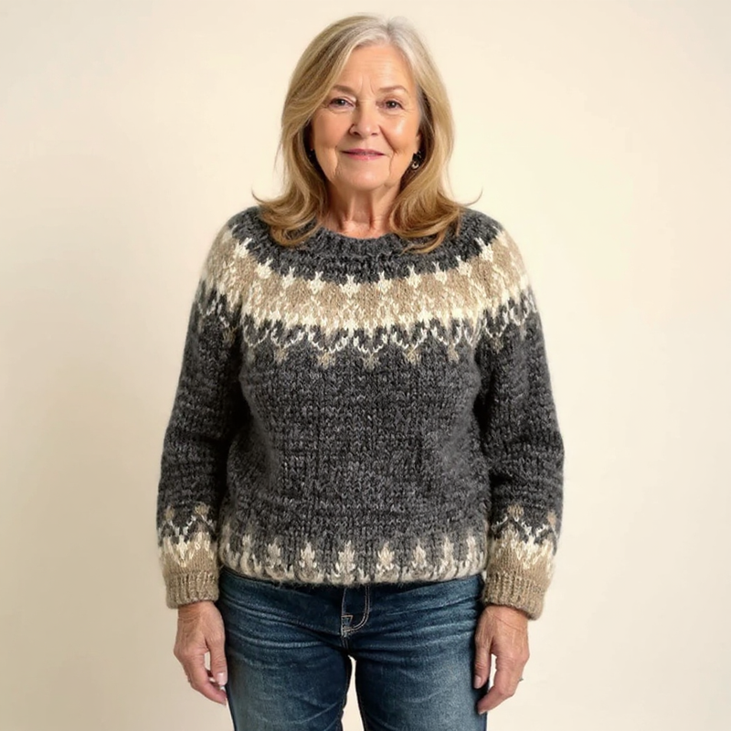 Klassischer Isländischer Wollpullover