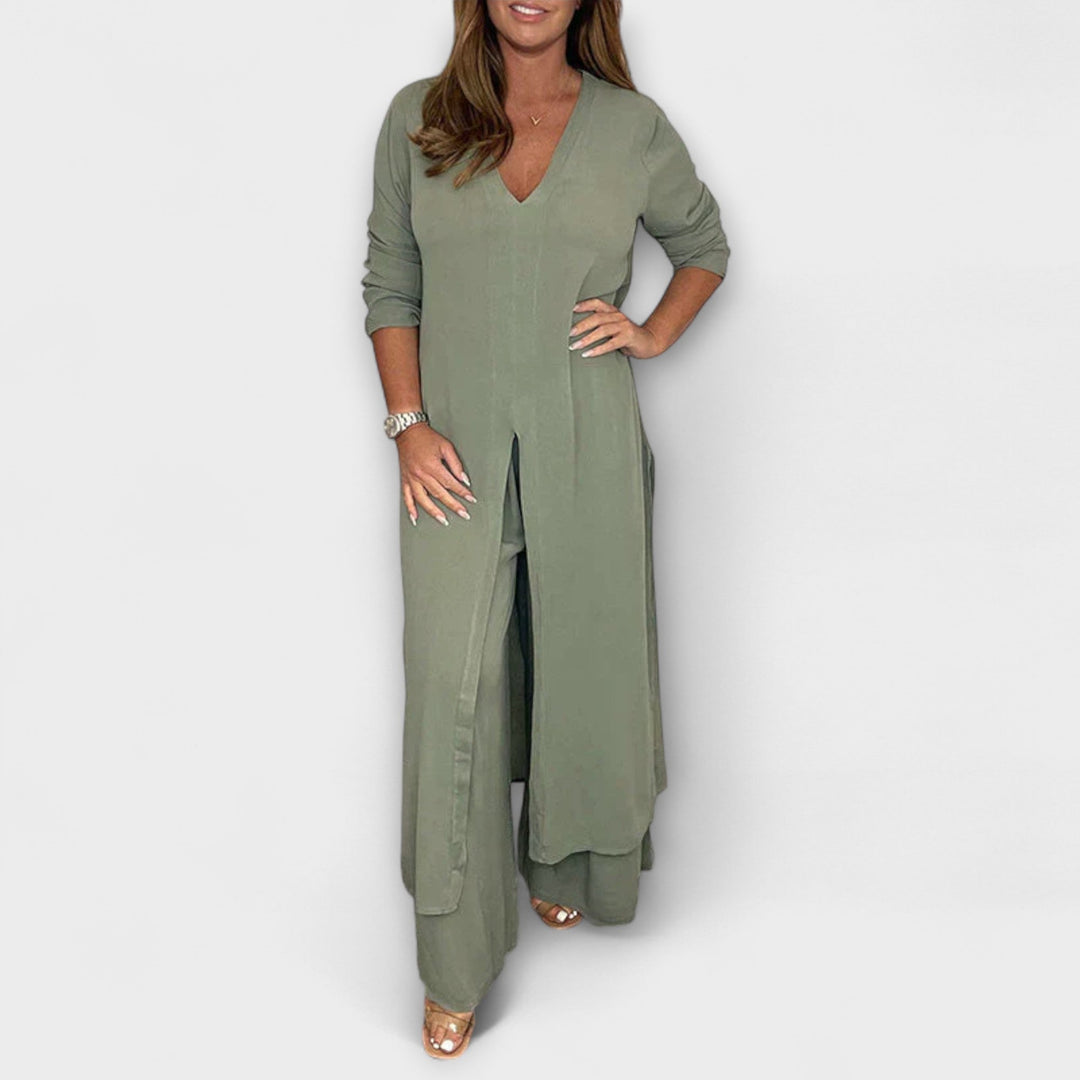 2-teiliges stilvolles Damen-Co-Ord-Set