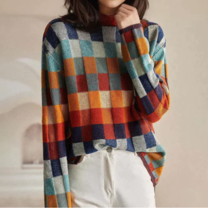 Heleen | Bequemer Retro-Pullover