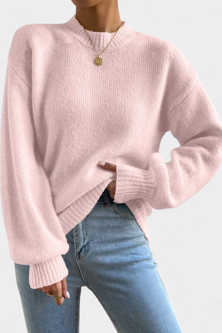Rosa | Pullover mit Ballonärmeln