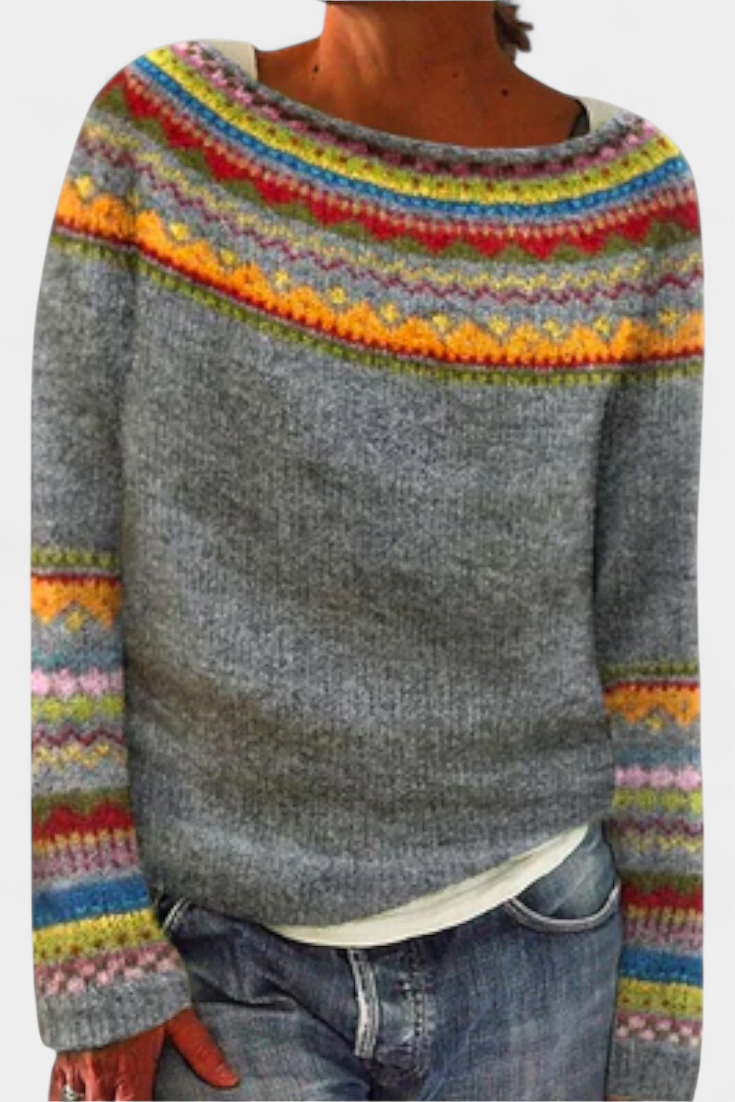 Ottavia | Pullover mit nordischem Muster