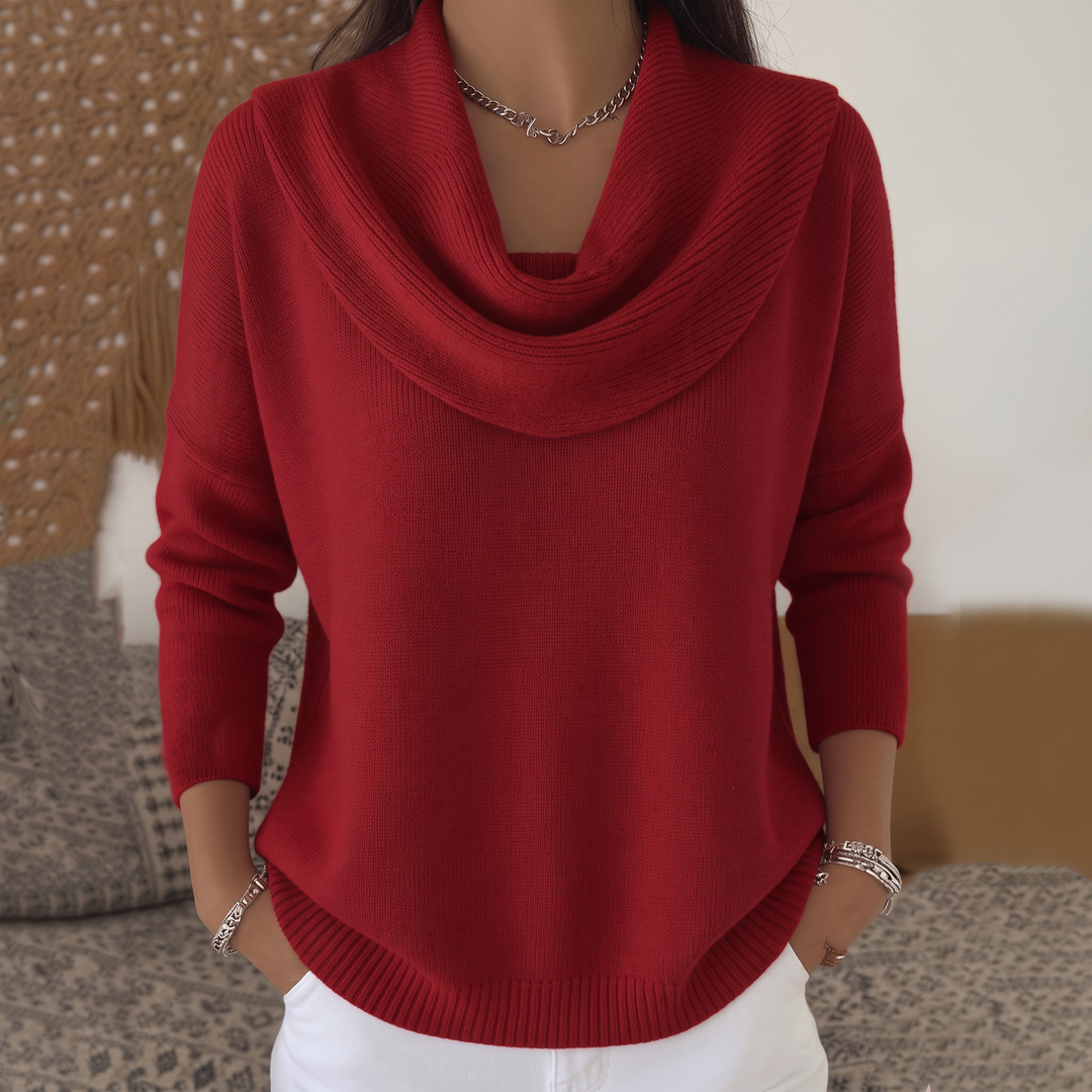 Diana | Weicher Pullover mit Rundsaum