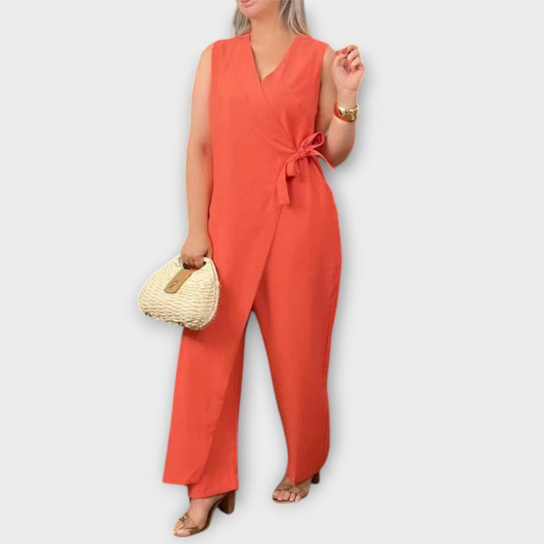 Lilianna - Eleganter Jumpsuit mit Wickelschnitt